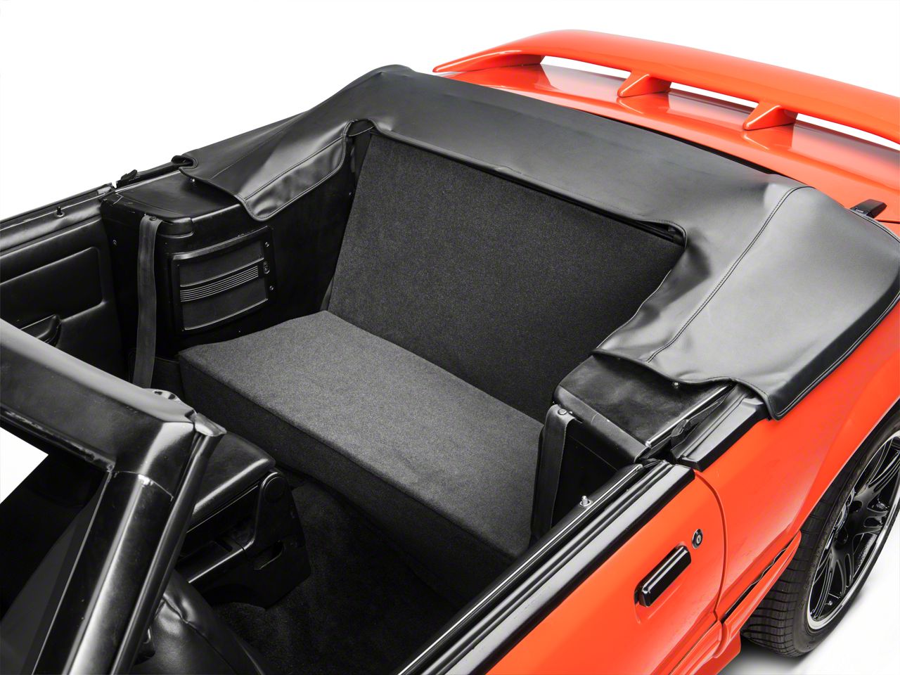 Rear Seat Delete Kit - Convertible - Gray (83-93 All)