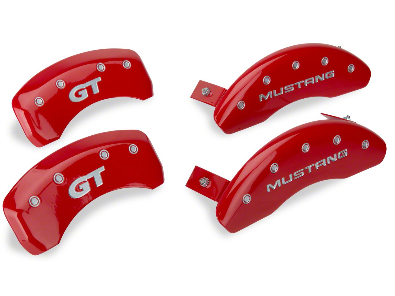 MGP Red Caliper Covers w/ GT Logo - Front & Rear (94-98 GT, V6)