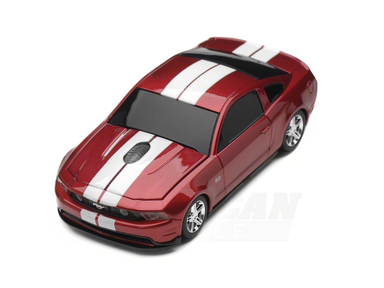 Road Mice 2011 Mustang GT Wireless Computer Mouse (Red/White)