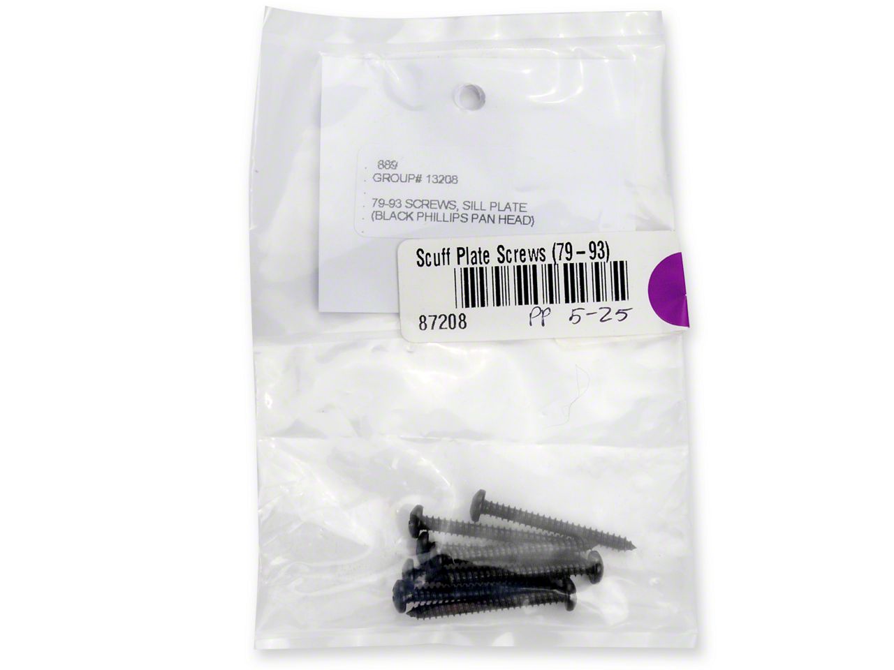 Door Sill Plate Screw Kit (79-93 All)