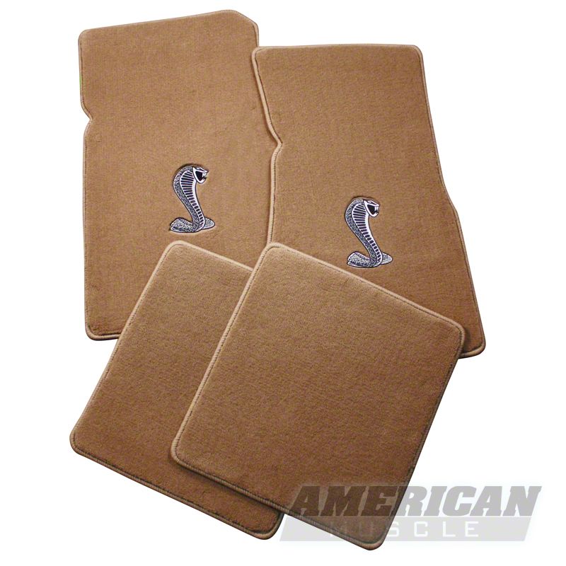 Parchment Mustang Cobra Floor Mats (79-93)