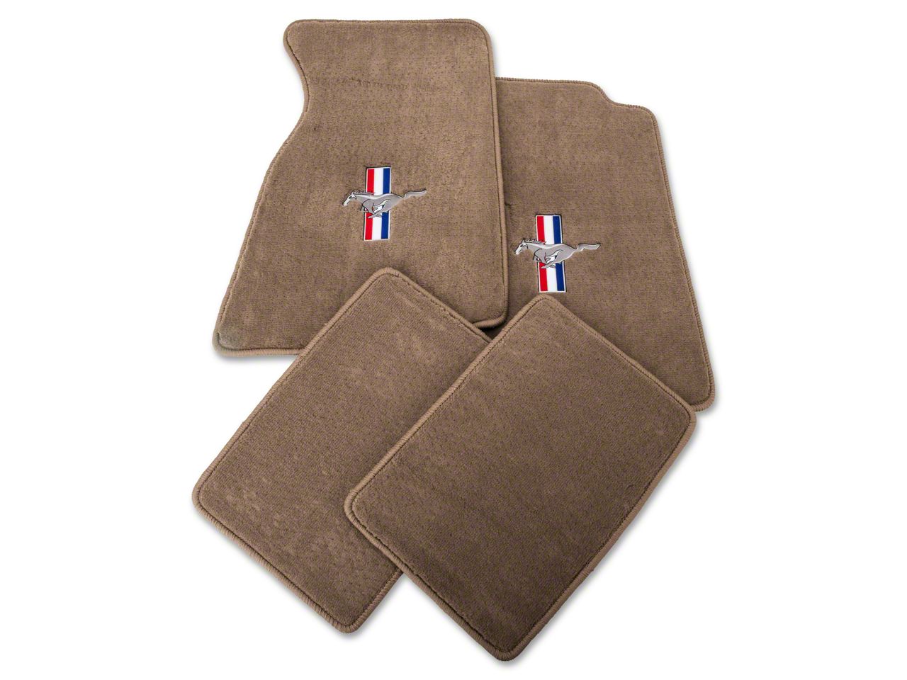 Parchment Floor Mats - Coupe - Pony Logo (94-98 All)