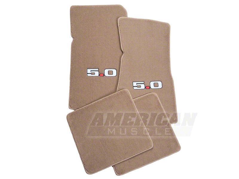 Parchment Floor Mats - 5.0 Logo (79-93 All)