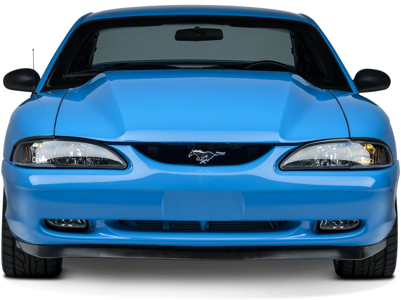 AmericanMuscle 3in Cowl Hood - Unpainted (94-98 All)