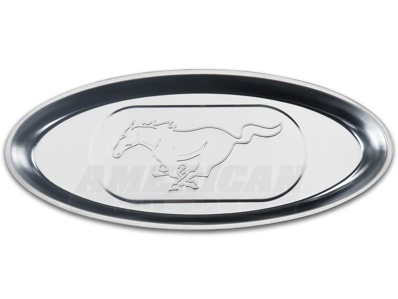 Stainless Steel Magnetic Parts Tray - Pony Logo