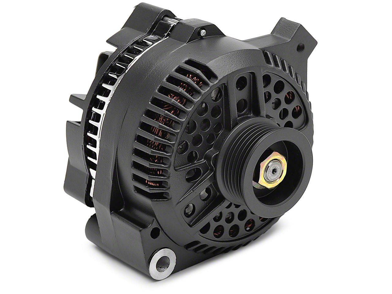 PA Performance Alternator - 130 Amp Flat Black (87-93 5.0L)