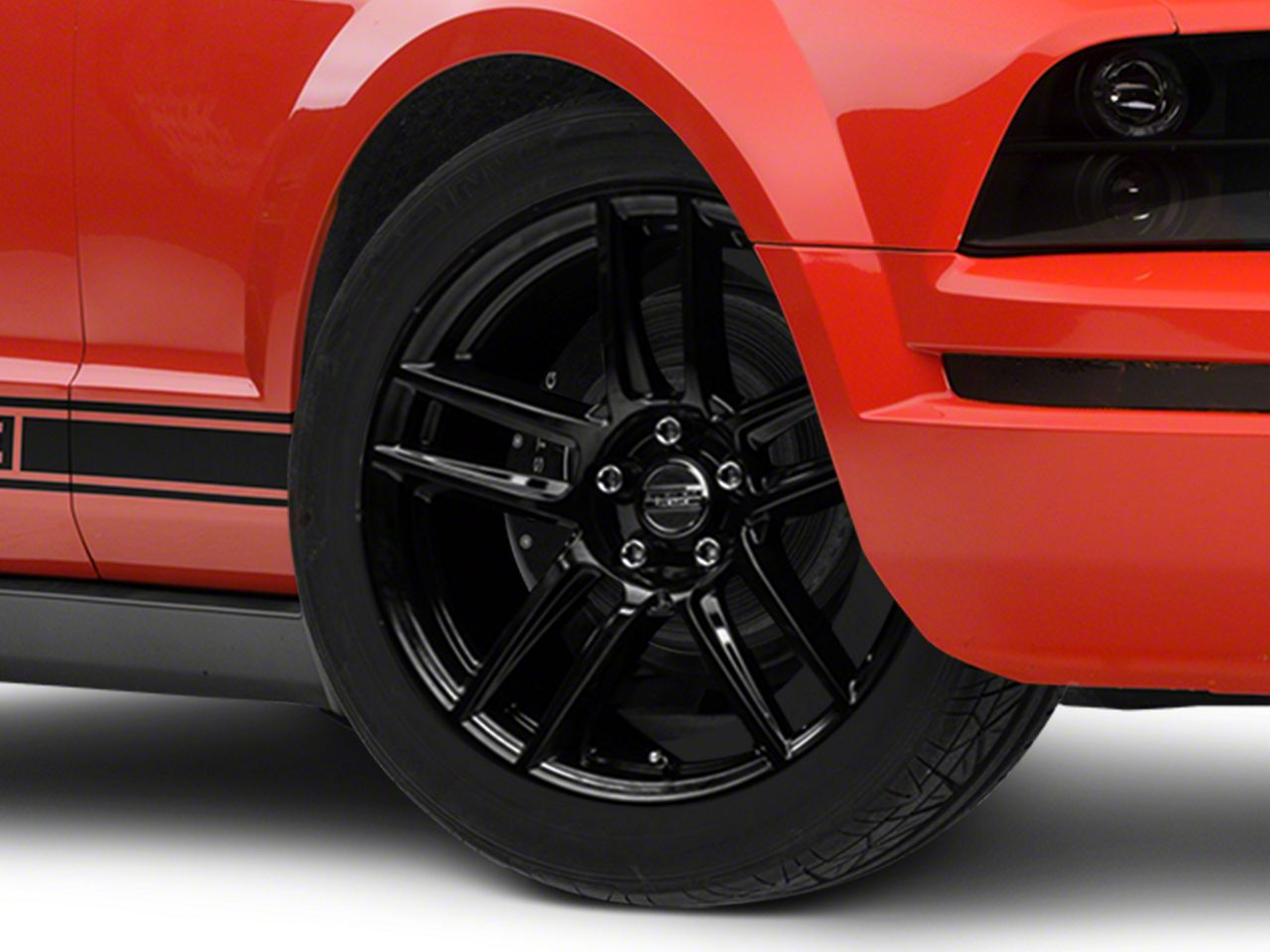 Black Boss Laguna Seca Style Wheel - 19x9 (05-14 All)
