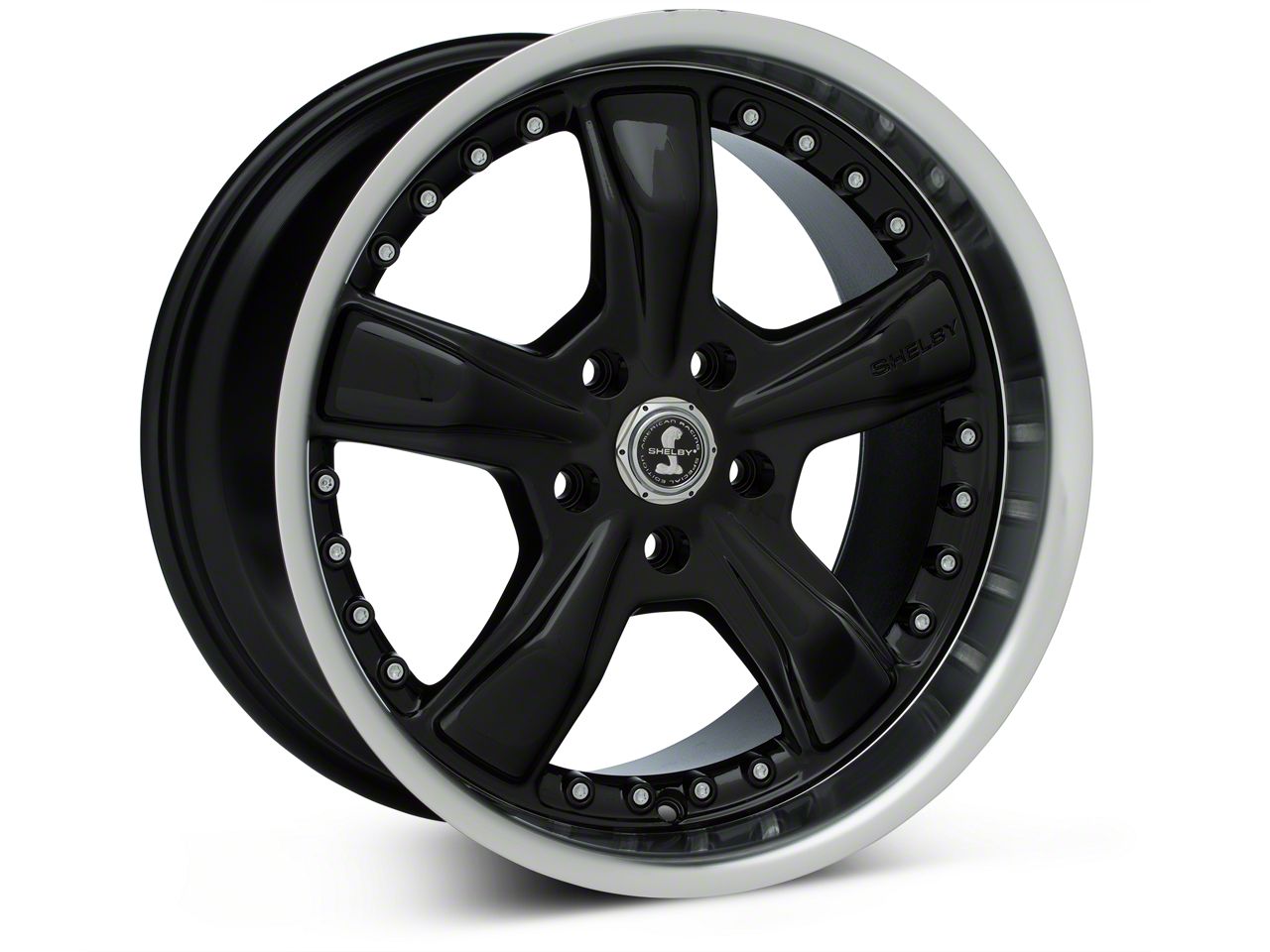 Black Shelby Razor Wheel - 18x10 (05-14 GT, V6)