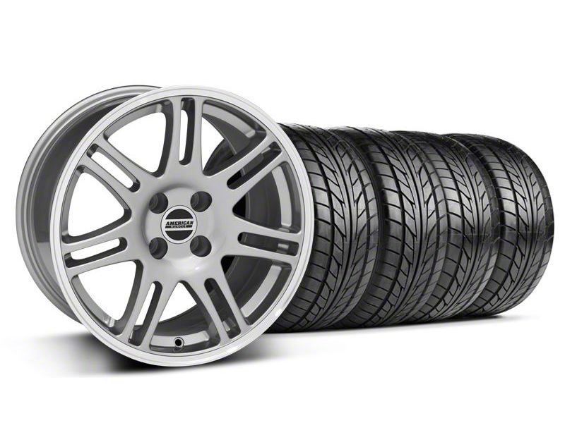 Anthracite 10th Anniversary Style Wheel & NITTO Tire Kit - 17x9 (87-93; Excludes 93 Cobra)