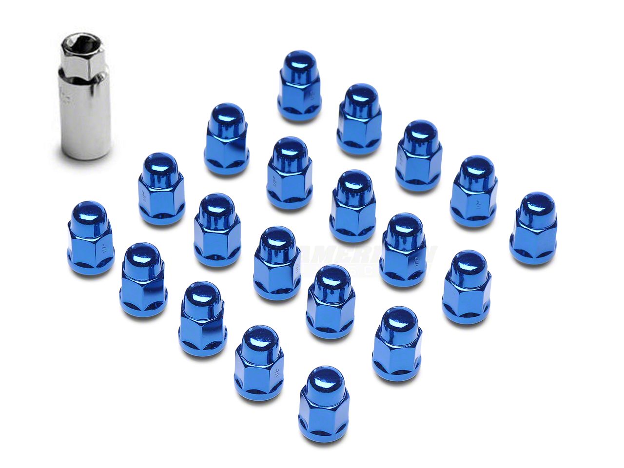 Blue Acorn Lug Nuts - 3/4in (79-13 All)