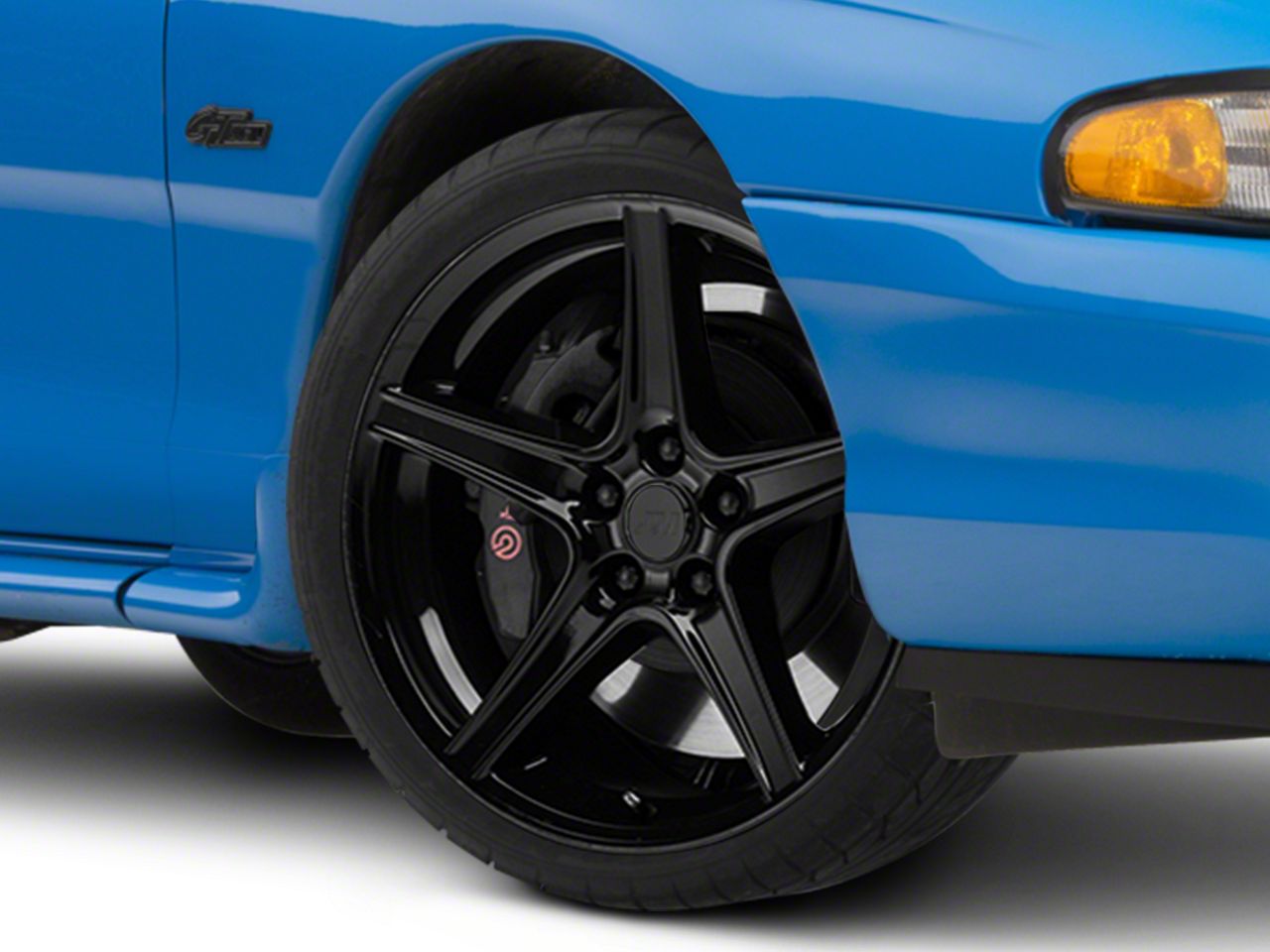 Black Saleen Style Wheel 19x8.5 (94-04 All)
