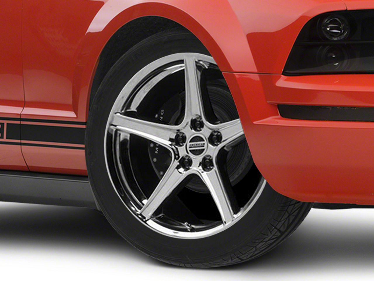 Chrome Saleen Style Wheel 19x8.5 (05-14 All)