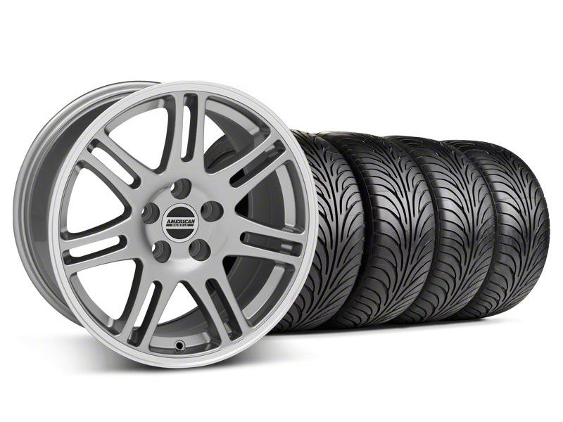 Staggered Anthracite 10th Anniversary Style Wheel & Sumitomo Tire Kit - 18x9/10 (05-14 All)