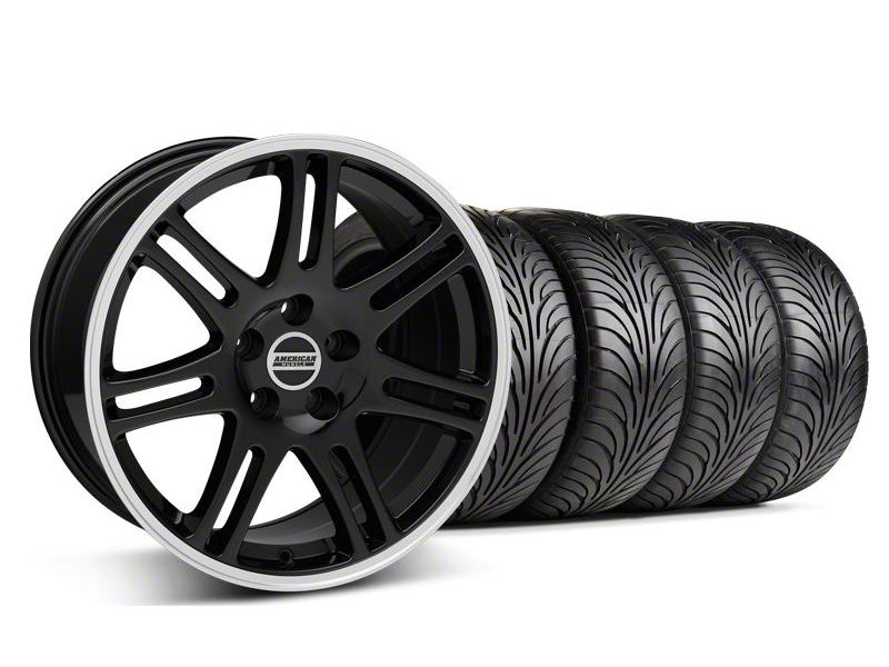 Black 10th Anniversary Style Wheel  & Sumitomo Tire Kit - 17x9 (05-13 All)