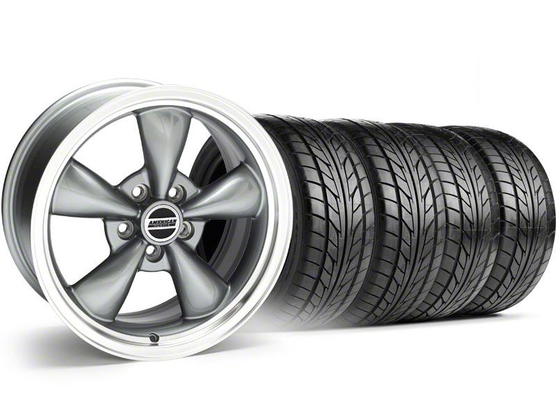 Anthracite Bullitt Wheel & NITTO Tire Kit - 17x8 (99-04)