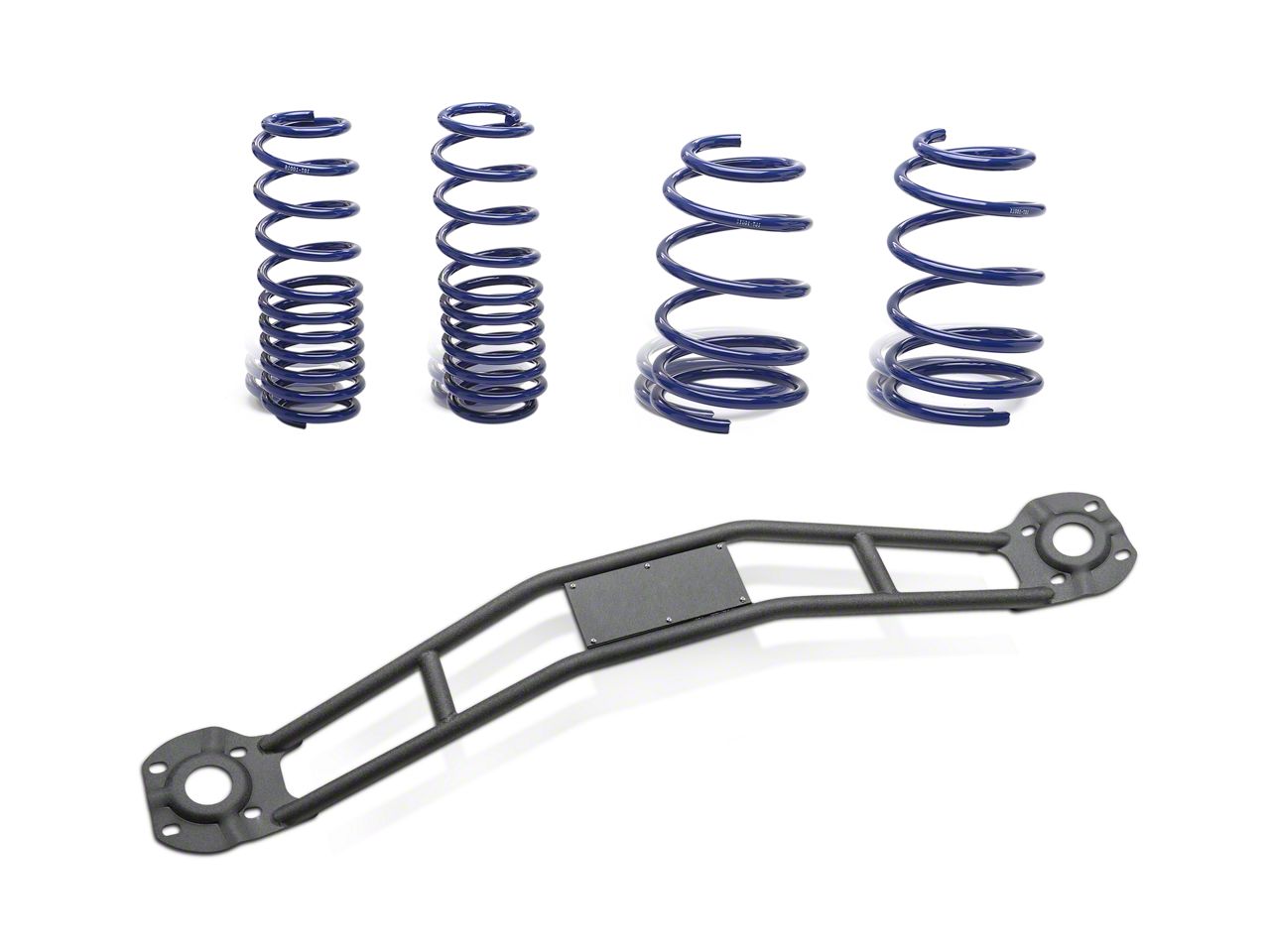 strut tower brace sr kit performance lowering spring mustang v6 gt springs braces shock chrome