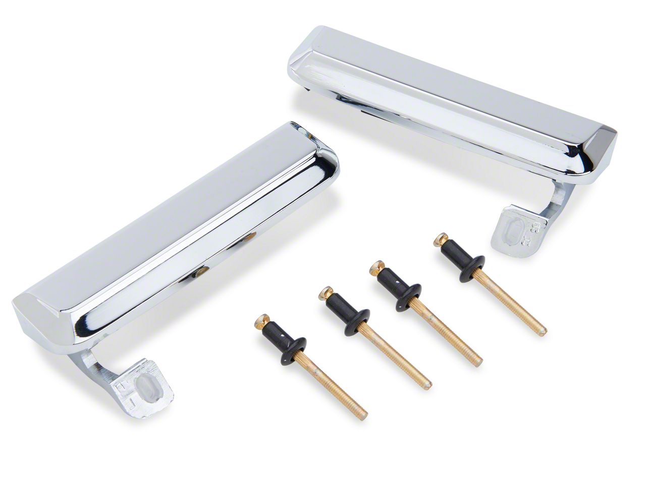 Outer Door Handle Resto Kit - Chrome (79-93 All)