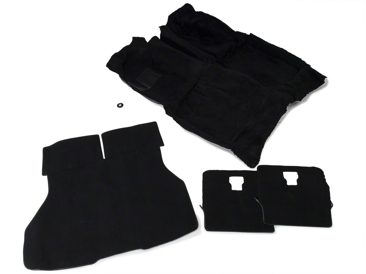 Floor and Hatch Carpet Kit - Black (87-93 Hatchback)