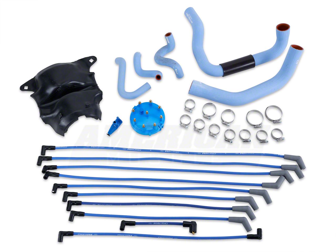 Ford Racing Blue Underhood Restoration Kit (87-93 5.0L)