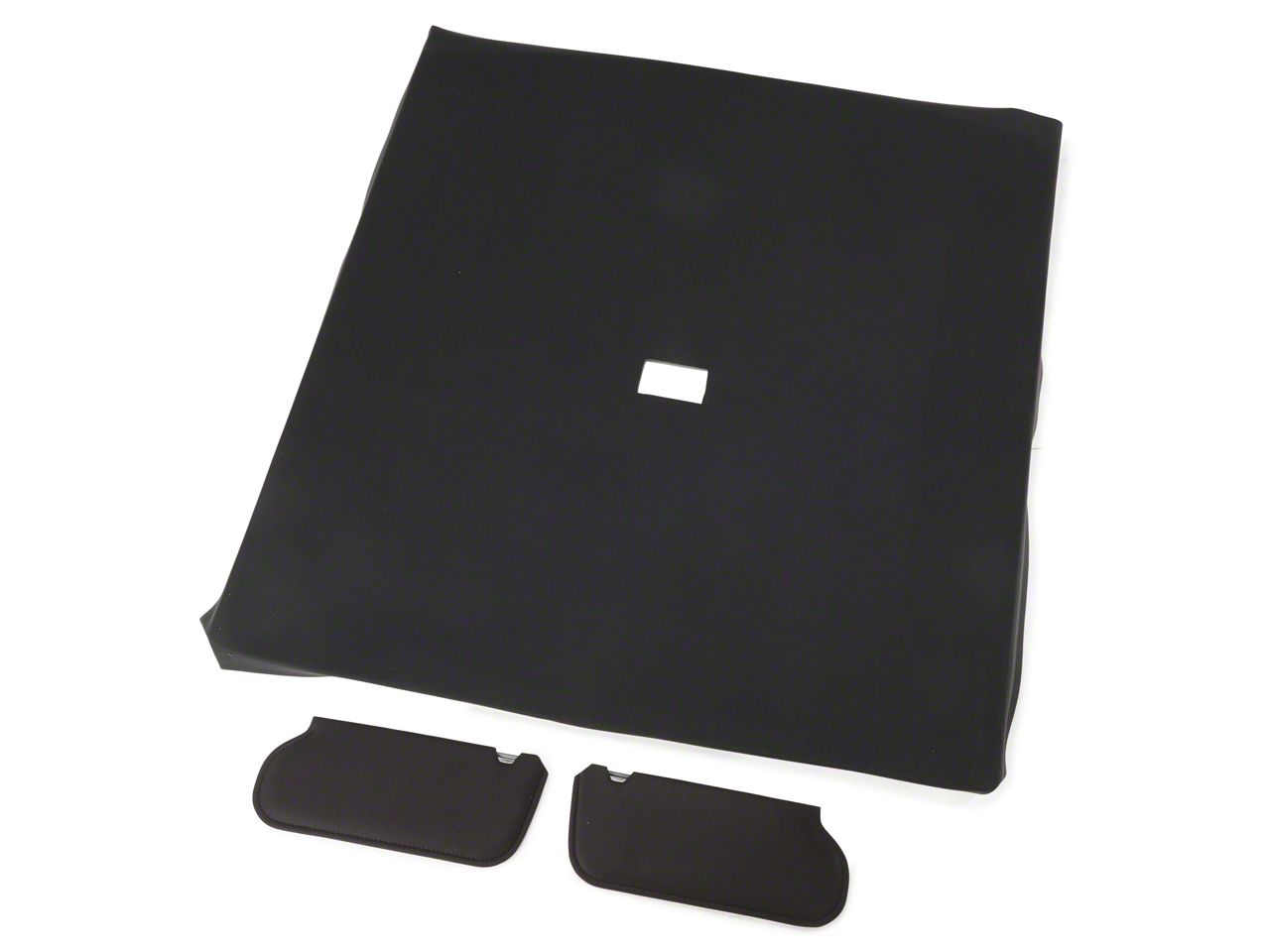 Cloth Sunvisor And Headliner Kit - Black (85-91 Coupe)