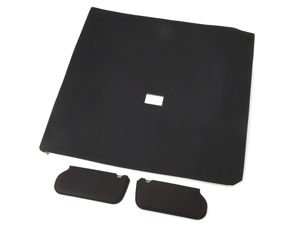 Cloth Sunvisor And Headliner Kit - Black (85-91 Hatchback)