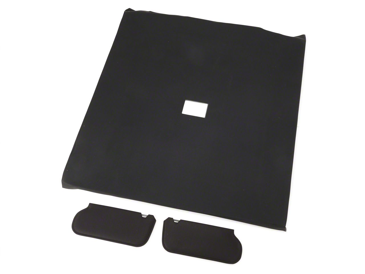 Cloth Sunvisor And Headliner Kit - Black (92-93 Coupe)