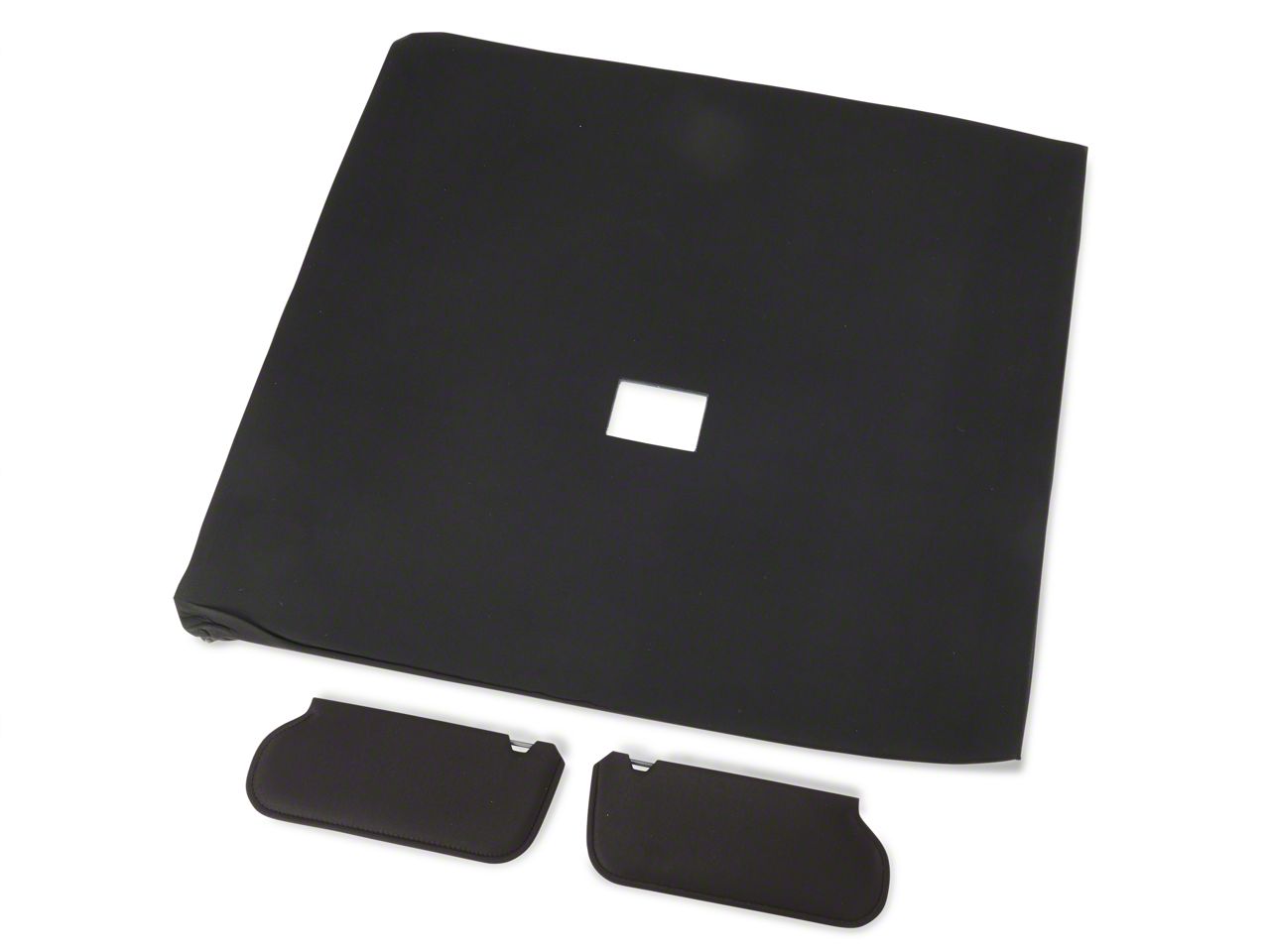 Cloth Sunvisor And Headliner Kit - Black (92-93 Hatchback)