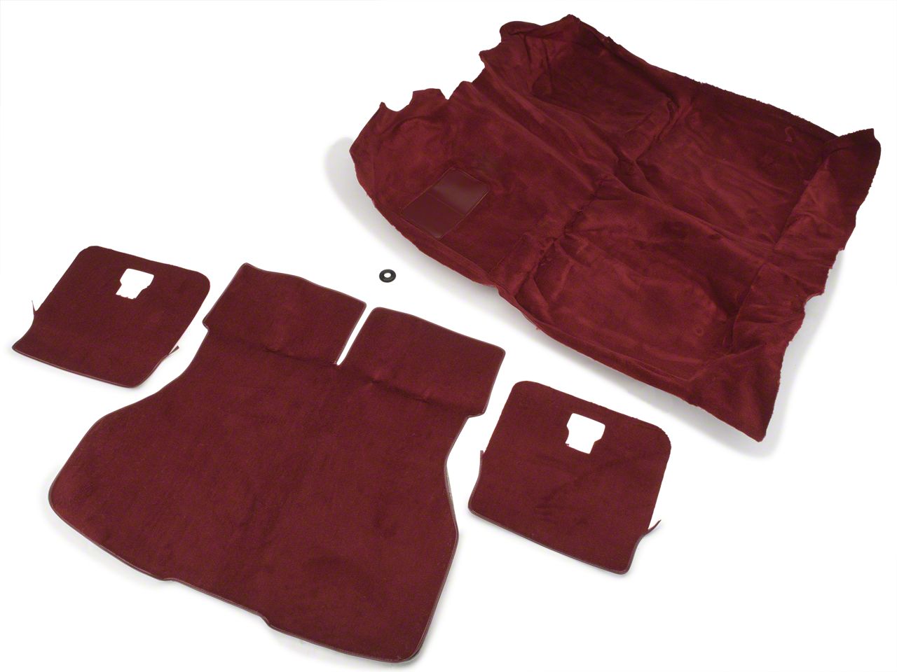 Floor and Hatch Carpet Kit - Red (87-93 Hatchback)