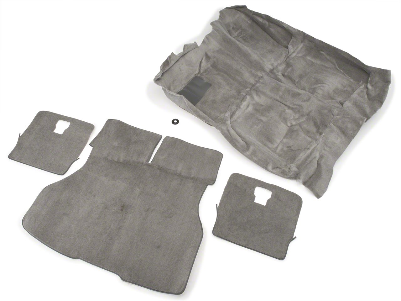 Floor and Hatch Carpet Kit - Titanium Gray (87-93 Hatchback)
