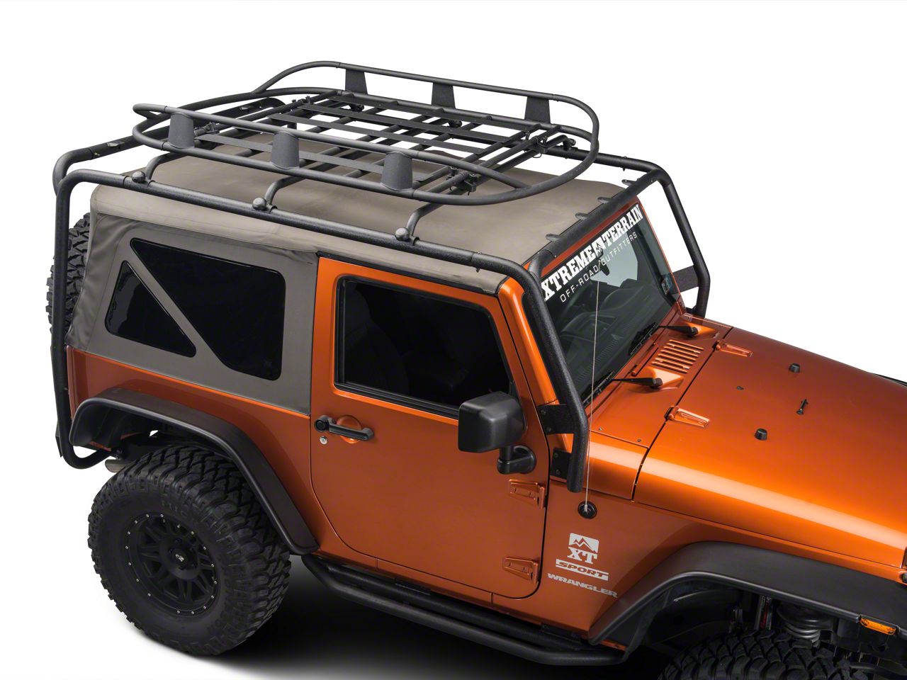 Jeep jk roof rack basket #3