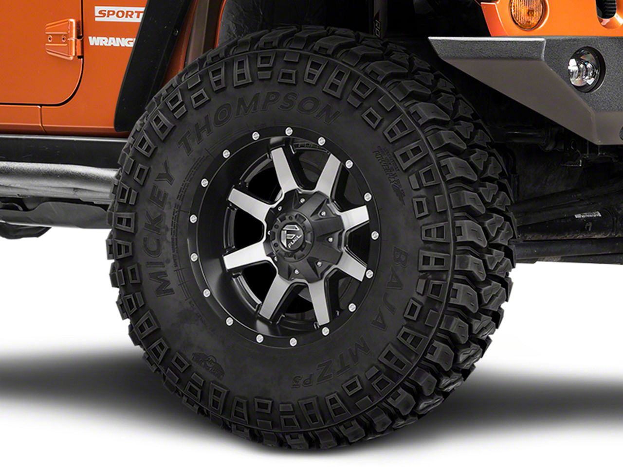 Fuel Wheels Wrangler Maverick Black/Machined 17x9 D53717900545 (0715