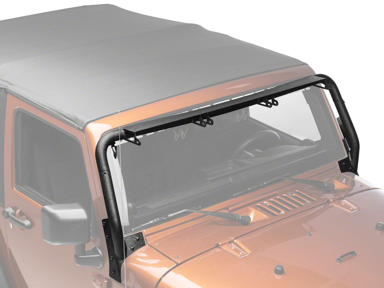 Rugged Ridge Wrangler Windshield LED Light Bar 11232.25 (0717 Wrangler