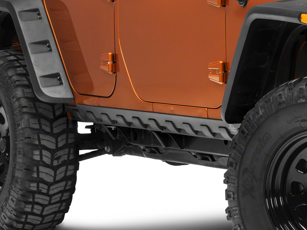 Rugged Ridge Wrangler Smooth Rocker Panel Armor 11651.12 (0717