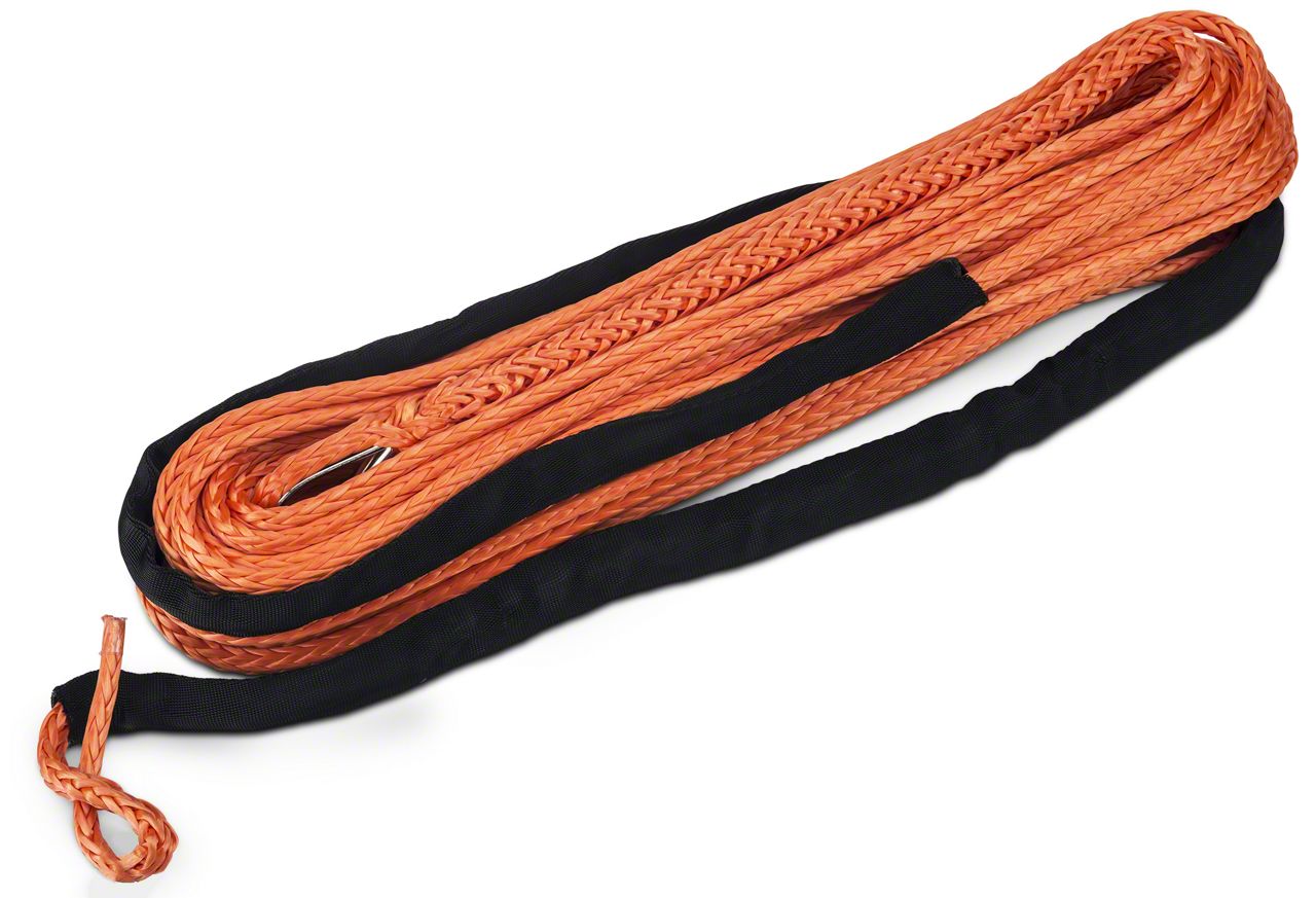 Barricade Wrangler Replacement Synthetic Rope for 9500lb Winch Orange