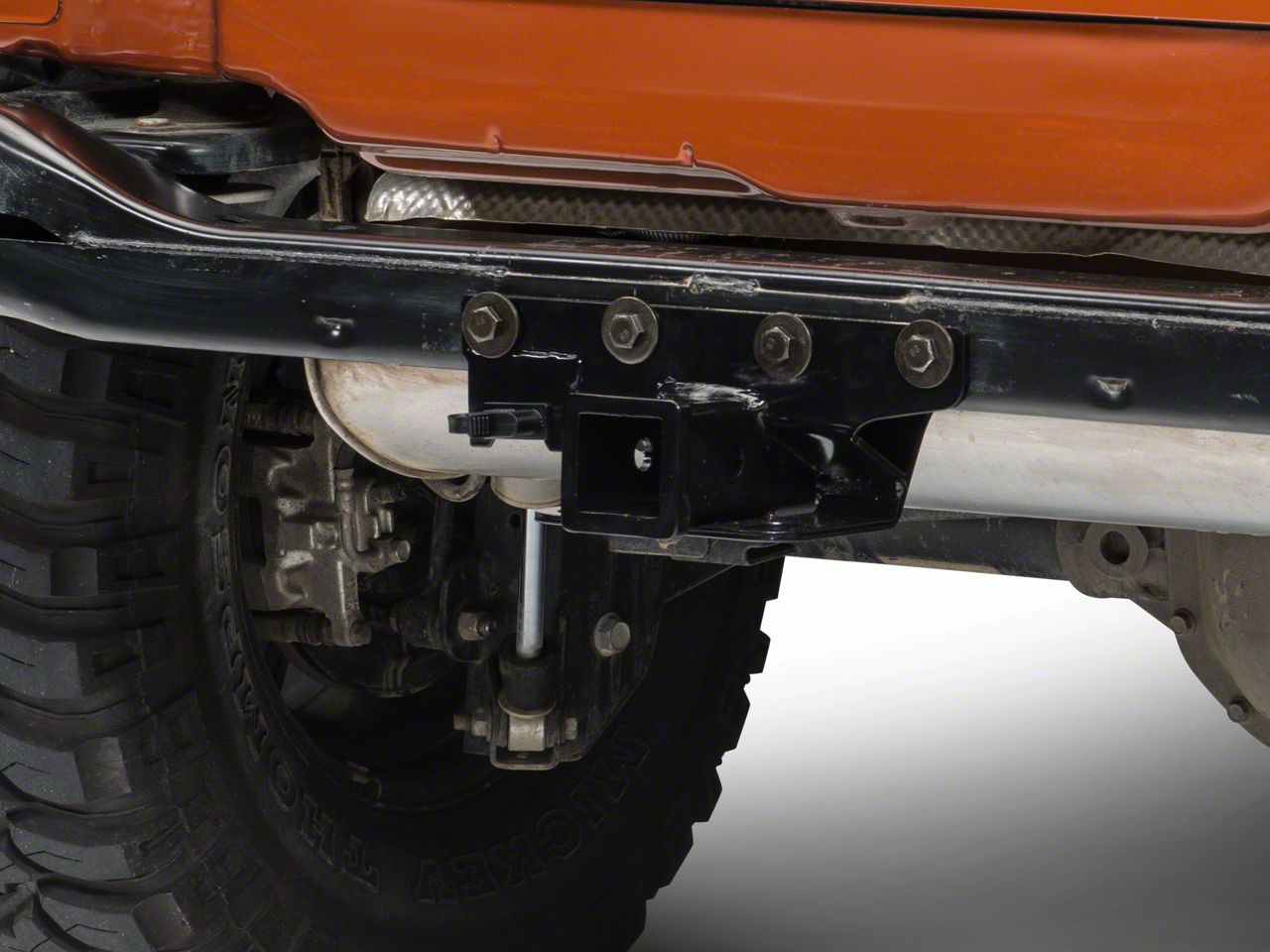 Rugged Ridge Black Hitch Kit 2000-3500lbs. (07-13 Wrangler JK)