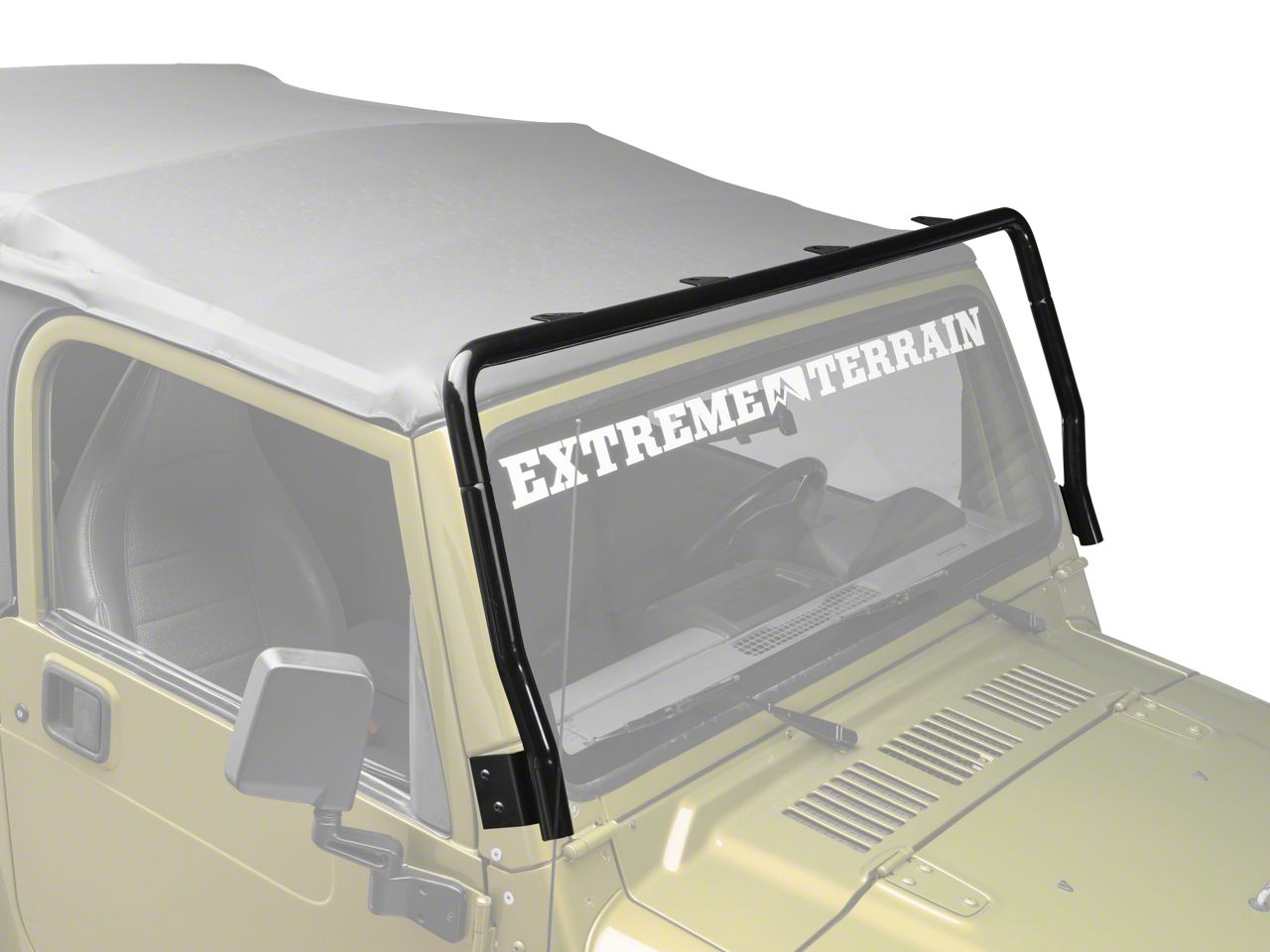 Rugged Ridge Black Powder Coated Light Bar (97-06 Wrangler TJ)