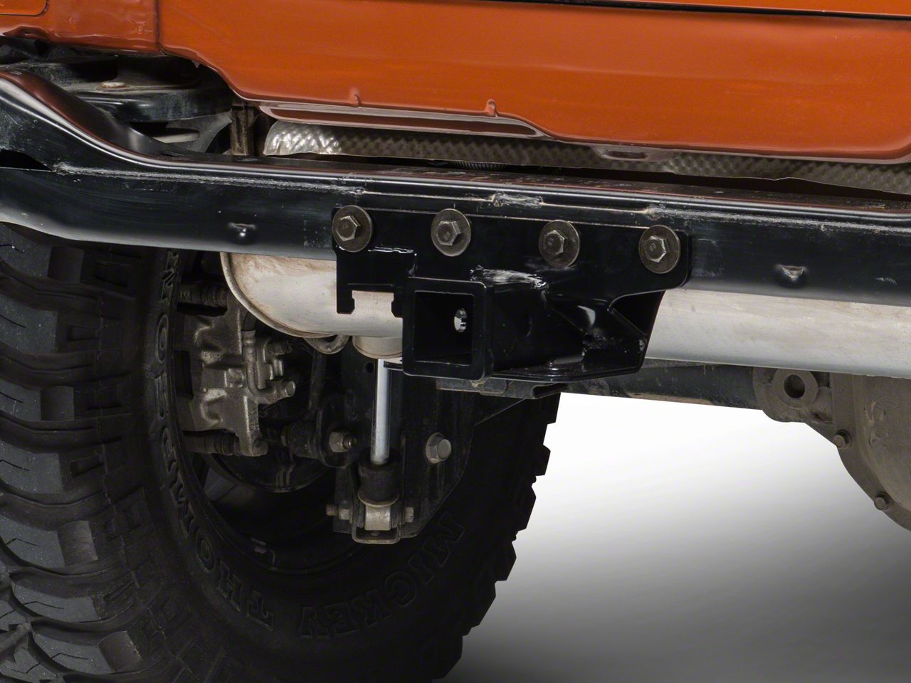 Rugged Ridge Black Rear Wrangler Receiver Hitch 11580.10 (0715