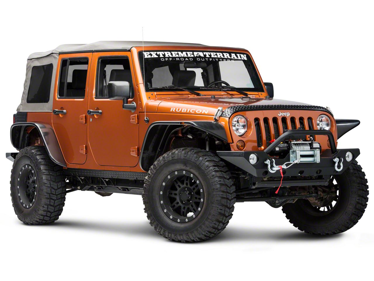 Rugged Ridge Wrangler Body Armor Guard Kit, 5 Pieces, Black 11651.50