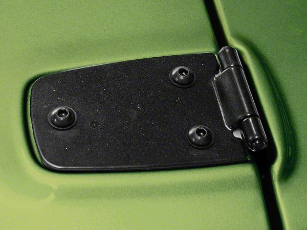 Rugged Ridge Hood Hinge Pair, Black Powder Coat (87-95 Wrangler YJ)