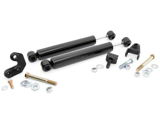 Rough Country Dual Steering Stabilizer (97-06 Wrangler TJ)