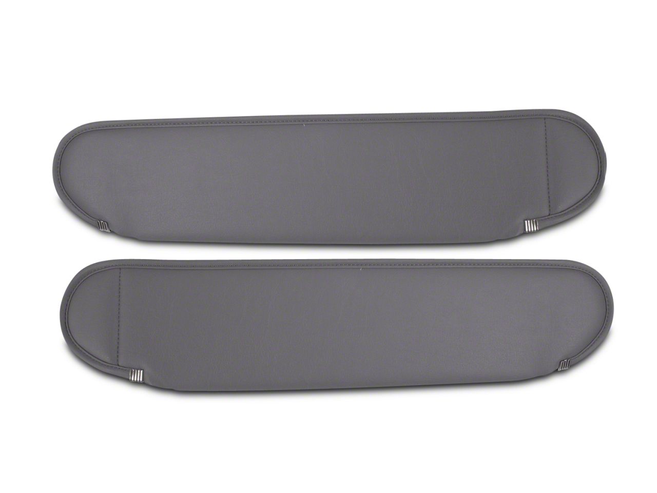 Rugged Ridge Replacement Wrangler Sun Visor Pair, Gray Vinyl 13312.09 (8795 Wrangler YJ) Free
