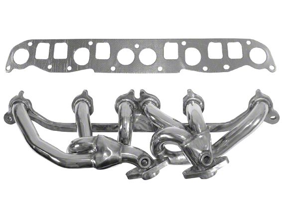 Rugged Ridge Polished 304 Stainless Steel Exhaust Header 4.0L (00-06 Wrangler TJ)