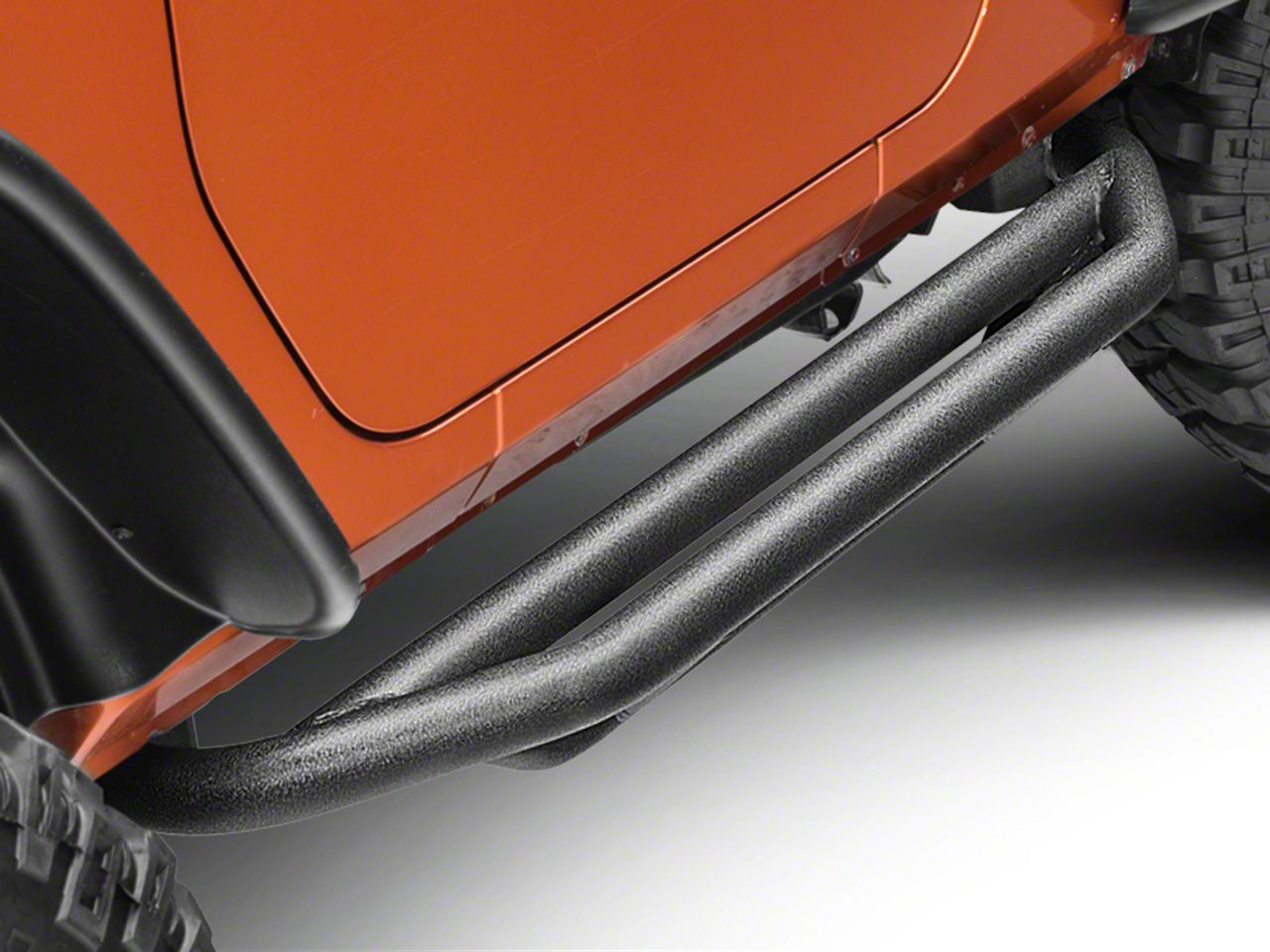 Rugged Ridge Wrangler Textured Black Nerf Bars 11504.21 (0717 Wrangler