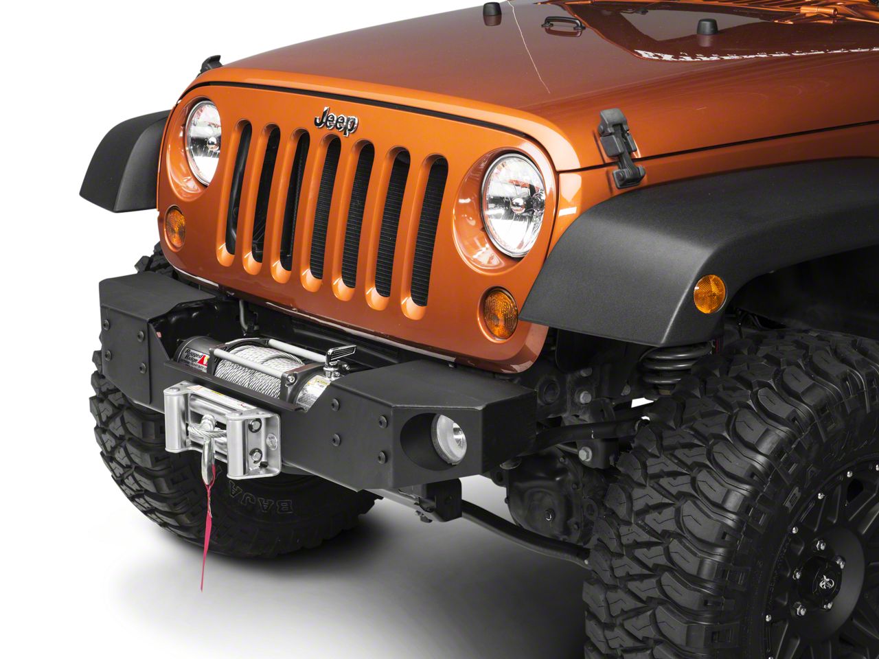 Rough Country Modular Front Winch Plate Bumper (07-13 Wrangler JK)