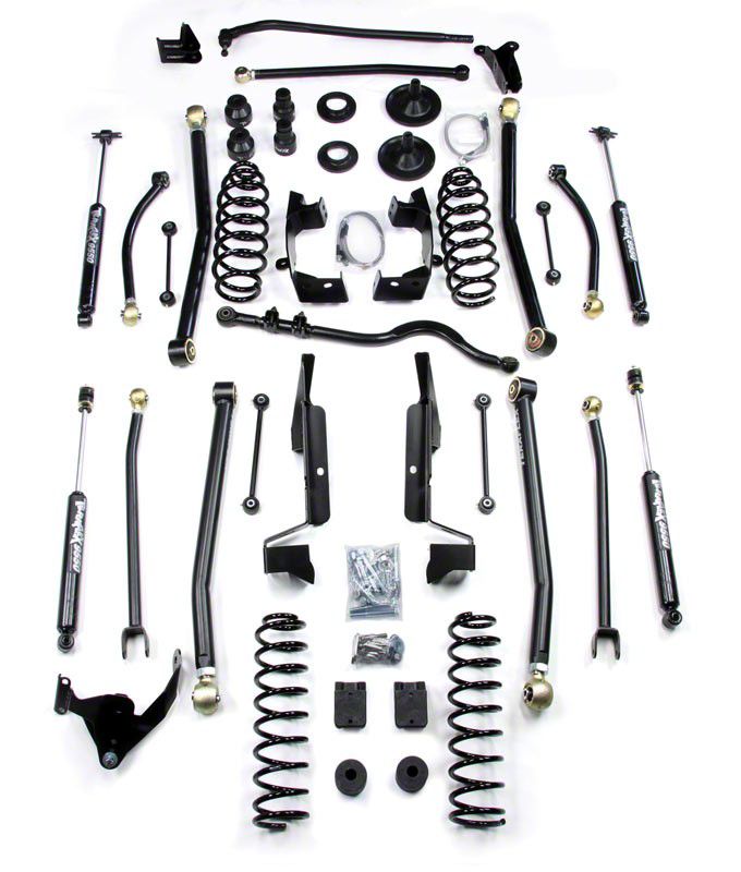 kit jk teraflex lift wrangler shocks door