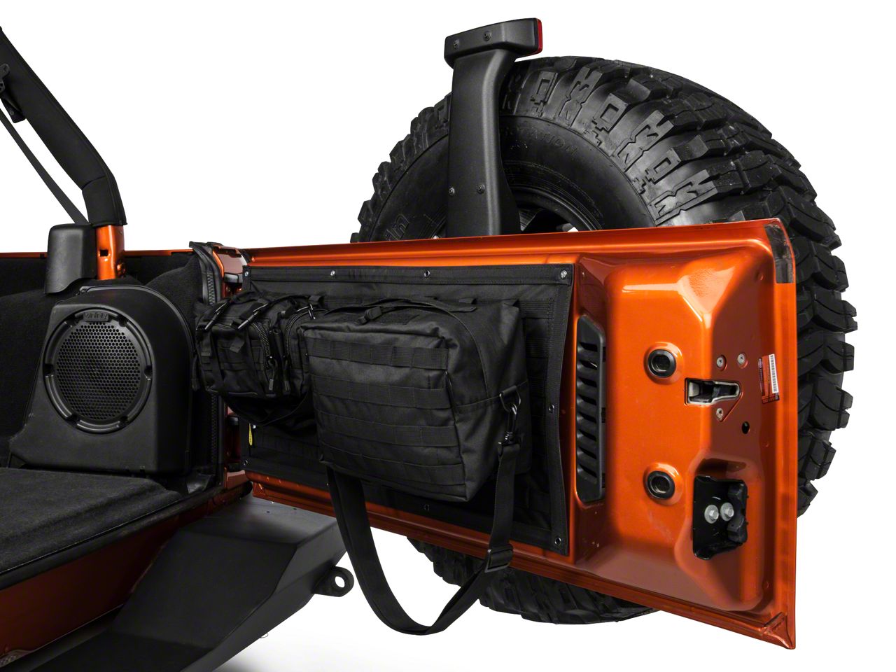 Smittybilt GEAR Tailgate Cover - Black (07-13 Wrangler JK)