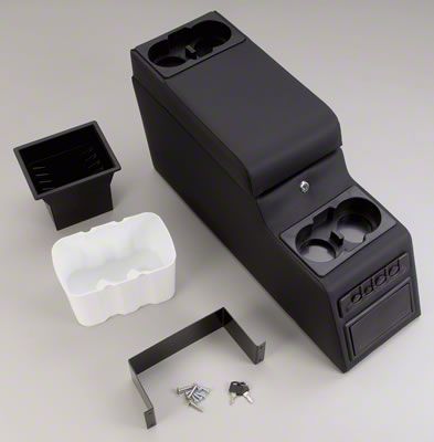 VDP Ultimate Locking Center Console, Black (87-95 Wrangler YJ)