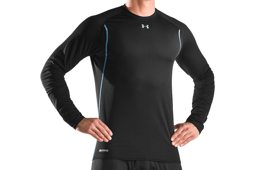 Under Armour Men's ColdGear UA Base 1.0 Longsleeve Crew 3XL Black