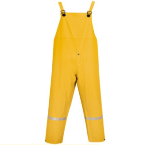 FD3215-Yellow Bib Style Rain Pant