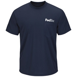 FD5633-100% Polyester T-Shirt w/pocket (Restricted to AOD only)